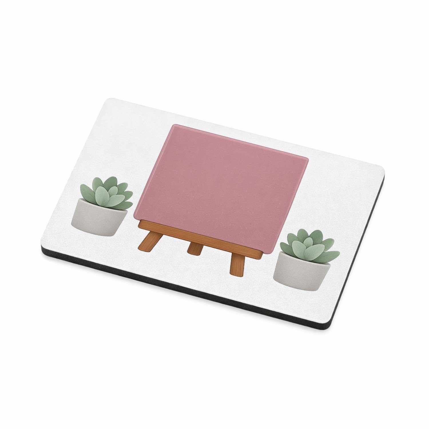 Mr Cadeautjes MDF magnetische fotolijst 7,5 x 5 - design Een compacte affirmatie op een kleine posterachtige tegel me | cadeau Wit