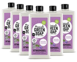 Marcel's Green Soap Afwasmiddel - Lavendel & Rozemarijn - 6 x 500ml