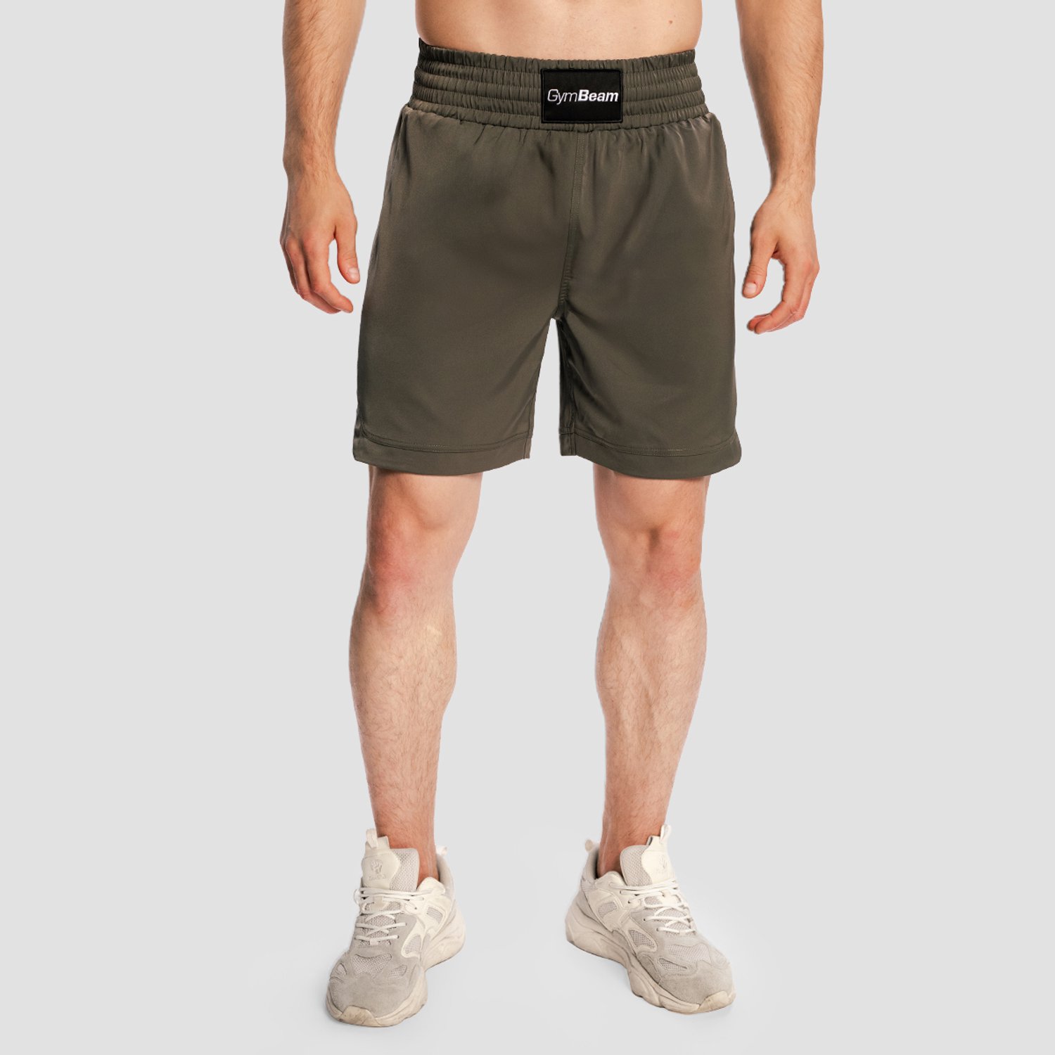 GymBeam Combat Boksbroek Olijfgrijs XL
