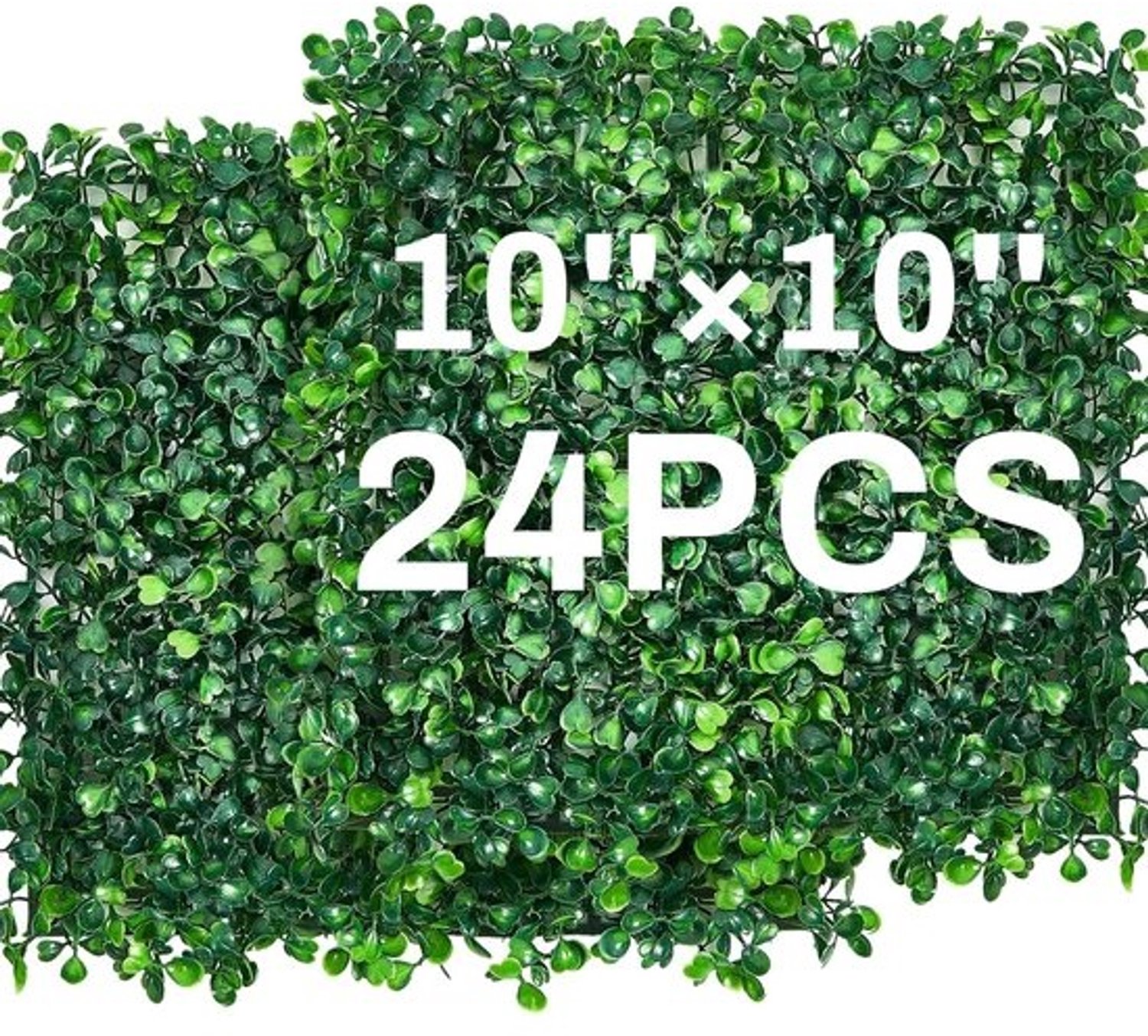Kunstgras Panelen - Buxus Panelen - Tuin Decoratie - UV-Bestendig - 25x25 cm - Groen