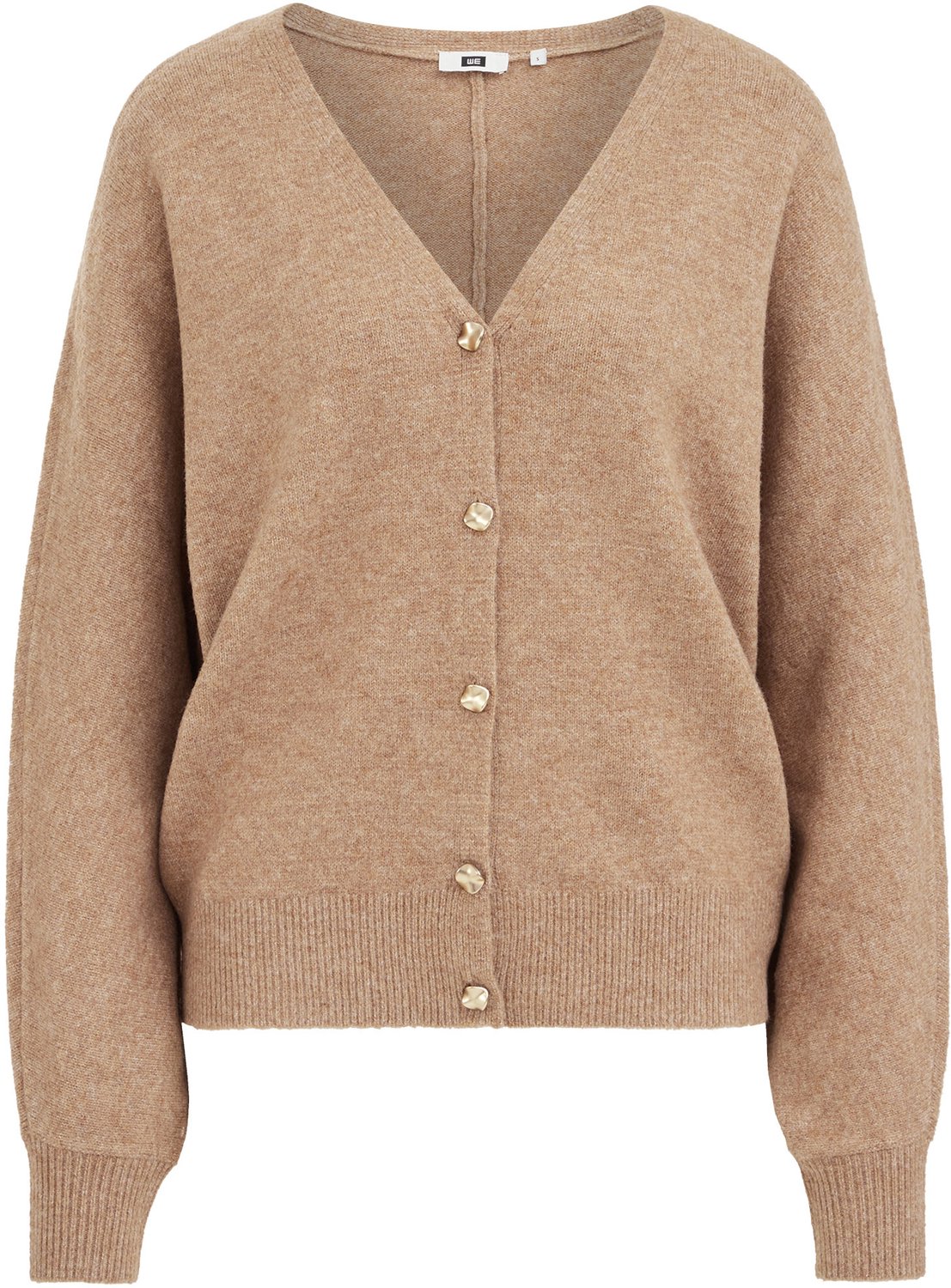 WE Fashion Dames fijngebreid vest van wolmix