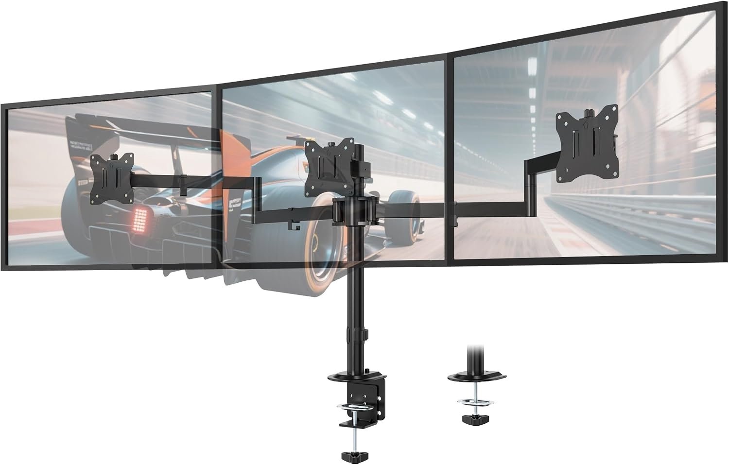 QEVA Monitorarm - Monitor Arm - Beeldschermarm - Zwart - 45cm x 26cm x 18cm