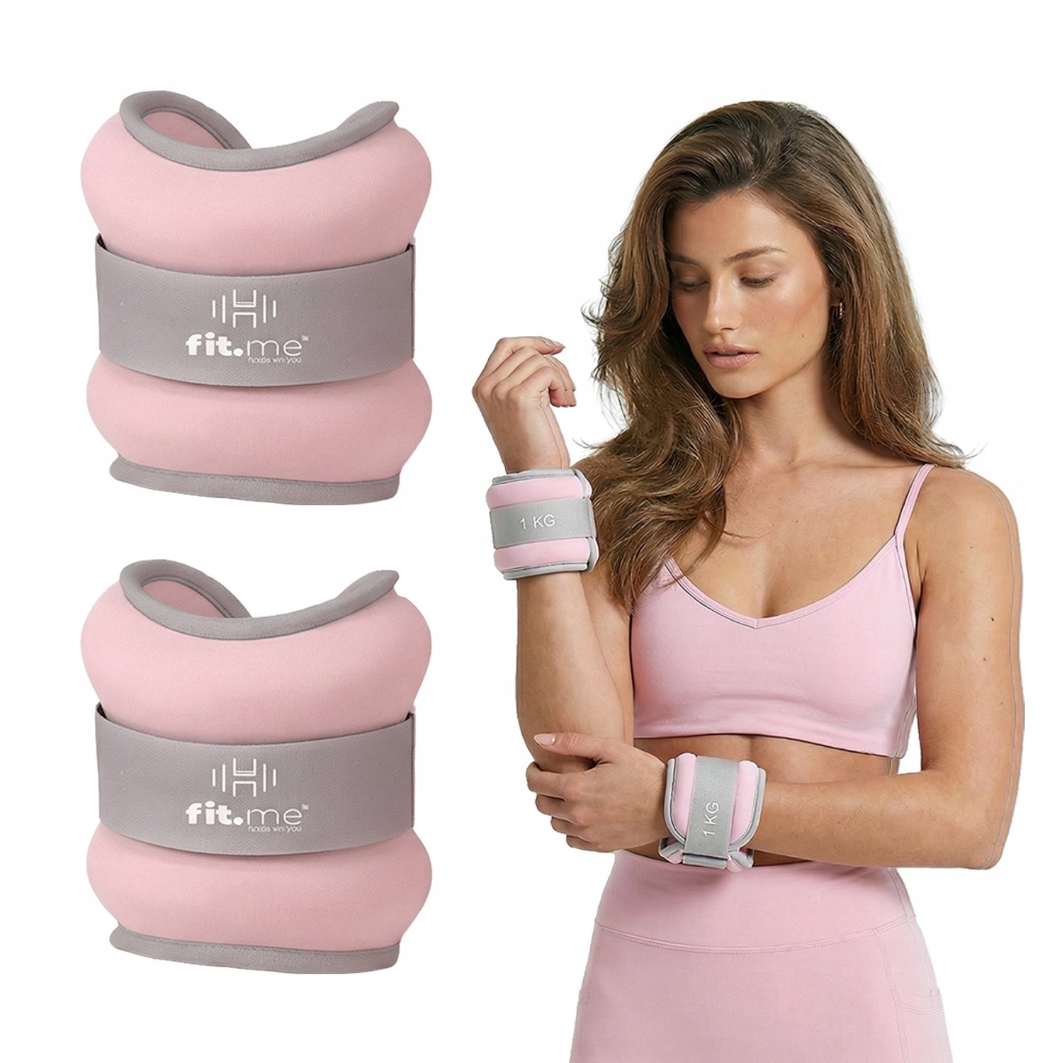 Fit.Me Enkel- en Polsverzwaringen 2x1kg - Fitness & Kracht