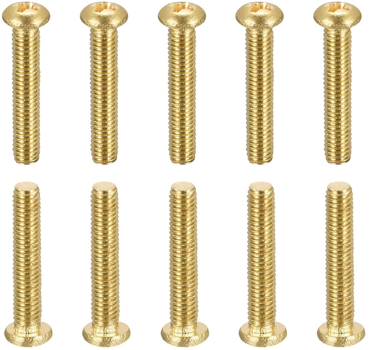 Machine schroeven M3 x 16mm - Messing - Kruiskop - Geschikt voor mechanische techniek - m-winkel