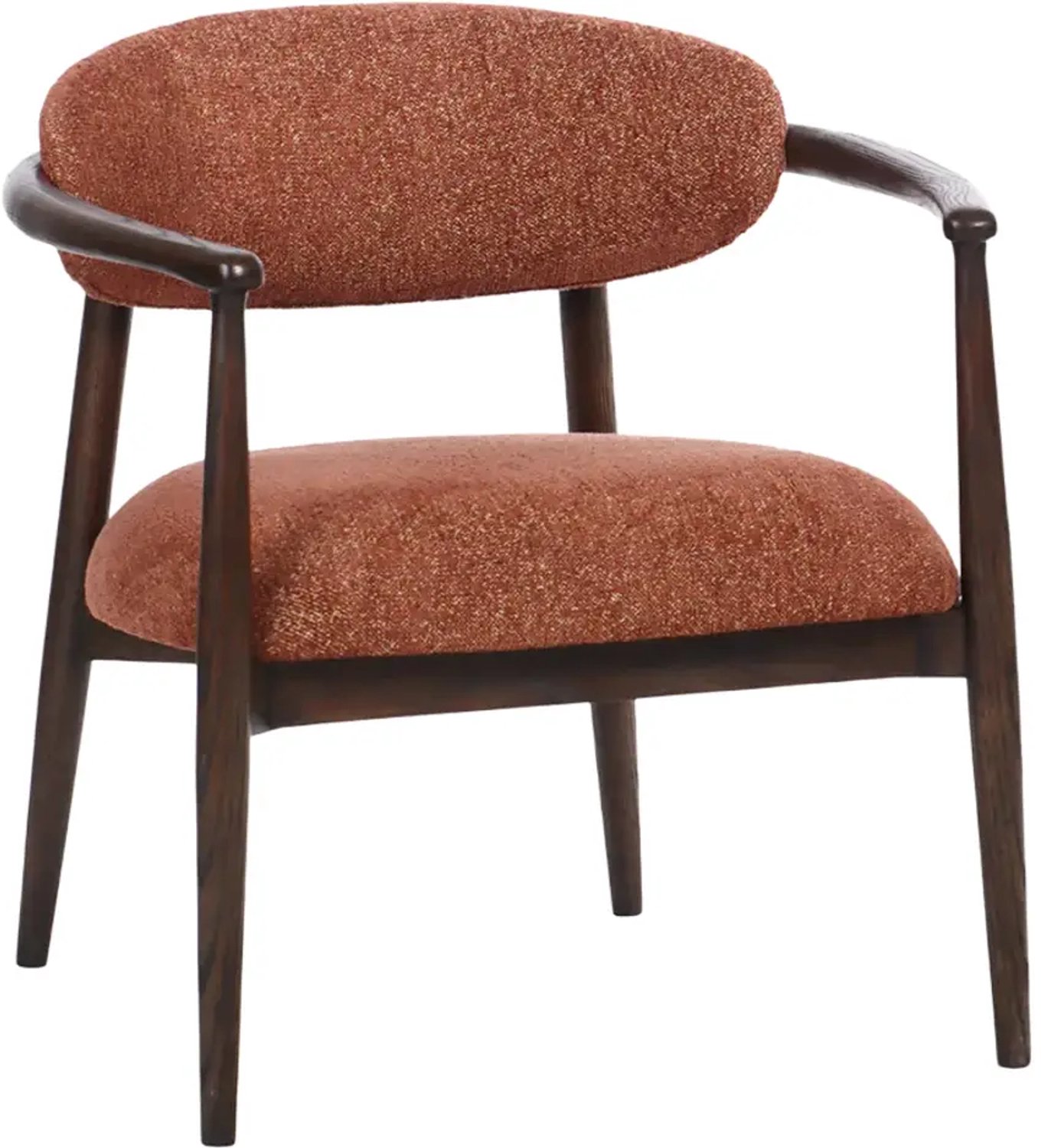 Goossens Fauteuil Diede - Stof - Rood