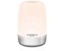 Horazio® – Wake-Up Light – Wekker met Licht & Natuurgeluiden – LED Kleuren – Nachtlamp, Leeslamp & Slaaptrainer – Perfect voor Kinderen – Digitale Wekker & Wekkerradio - incl. Gratis Ebook