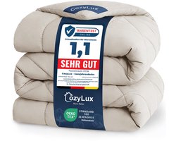 CozyLux Dekbed voor tweepersoonsbed, 220 x 240 cm, linnen, voor 4 seizoenen