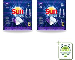2 x Sun Optimum - All-in-1 - Vaatwasmiddel - Capsules - Maandbox - 30 Capsules - Grootverpakking - Vaatwasstrips - Vaatwasmiddel - Vaatwasmiddel Capsule - Vaatwasmiddel All-in-1 - Vaatwasmiddel Voor Vaatwasser - Vaatwasmiddel Met Spoelglans