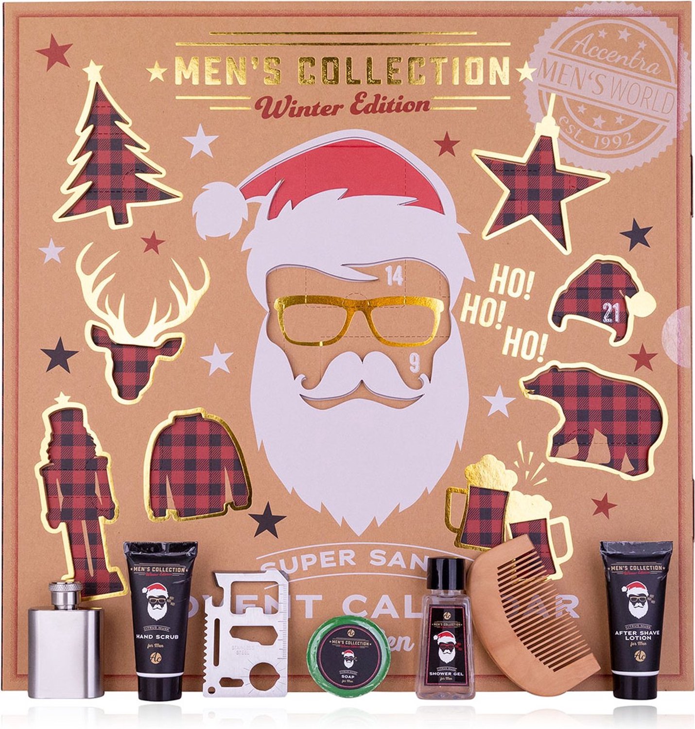 Adventskalender Man 2026 - 24 verrassingen - Stoer pakket - Adventkalender Volwassenen - Geschenkset Mannen - Cadeautjes