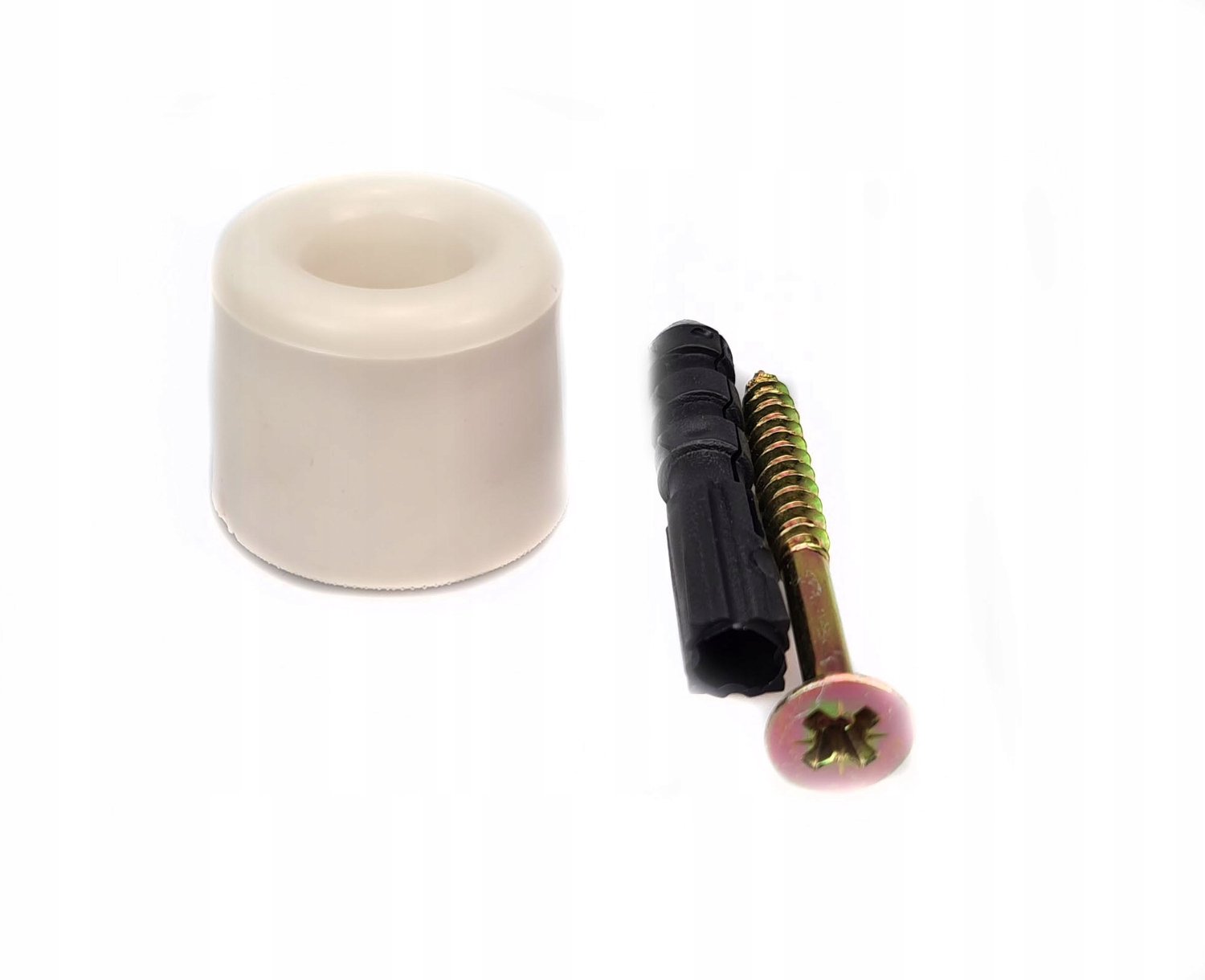 Deurbuffer Rubber Wit 27 mm - Bescherming voor Deuren