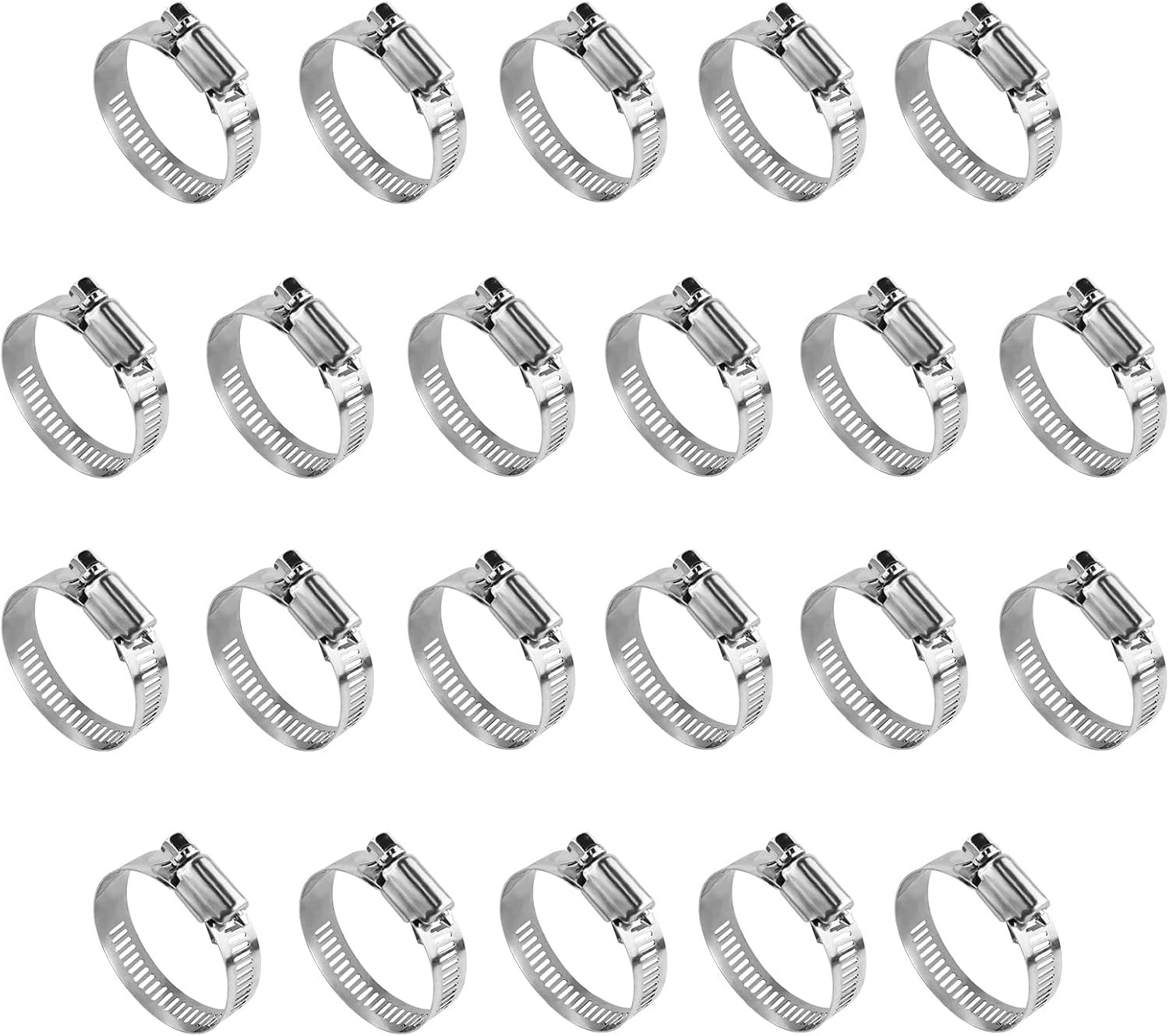Slangklemmen 22pcs - 9/12mm Bandbreedte - Roestvrij staal - Duurzaam voor tuin en zwembad - Vemera