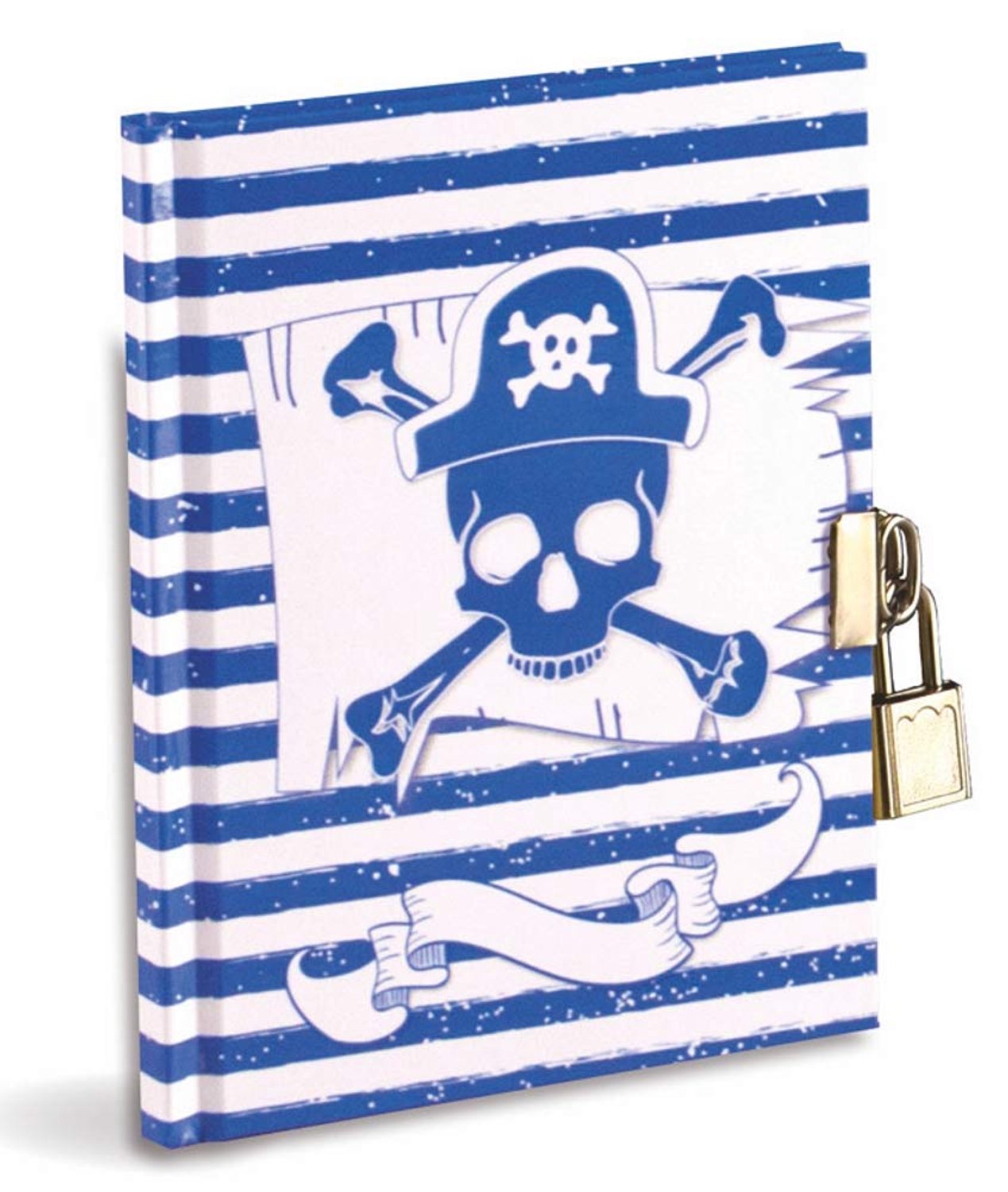 Dagboek 14,5 x 18,5 cm met metalen slot en 2 sleutels