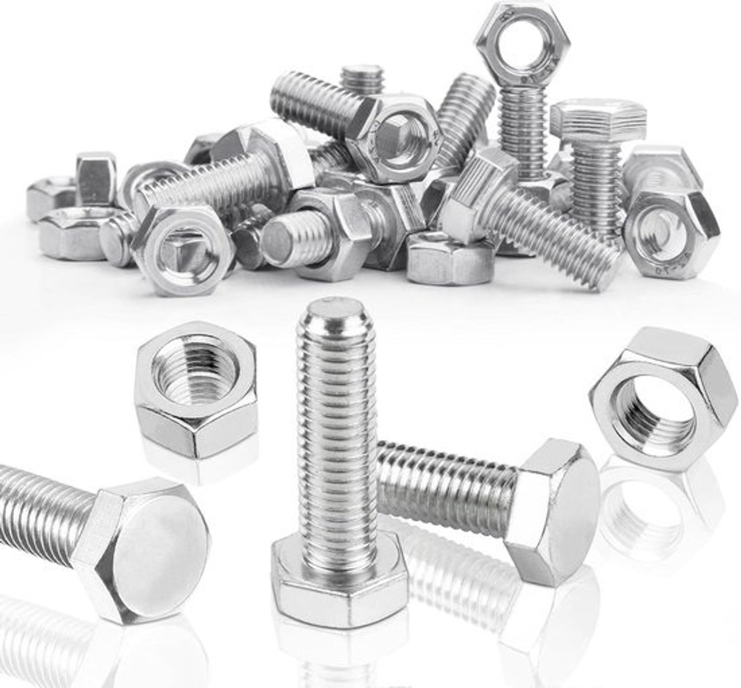 Zeskantschroeven Set - Bouten en Moeren - Robuuste Bevestiging - Roestvrij Staal A2 - M6 x 16 mm