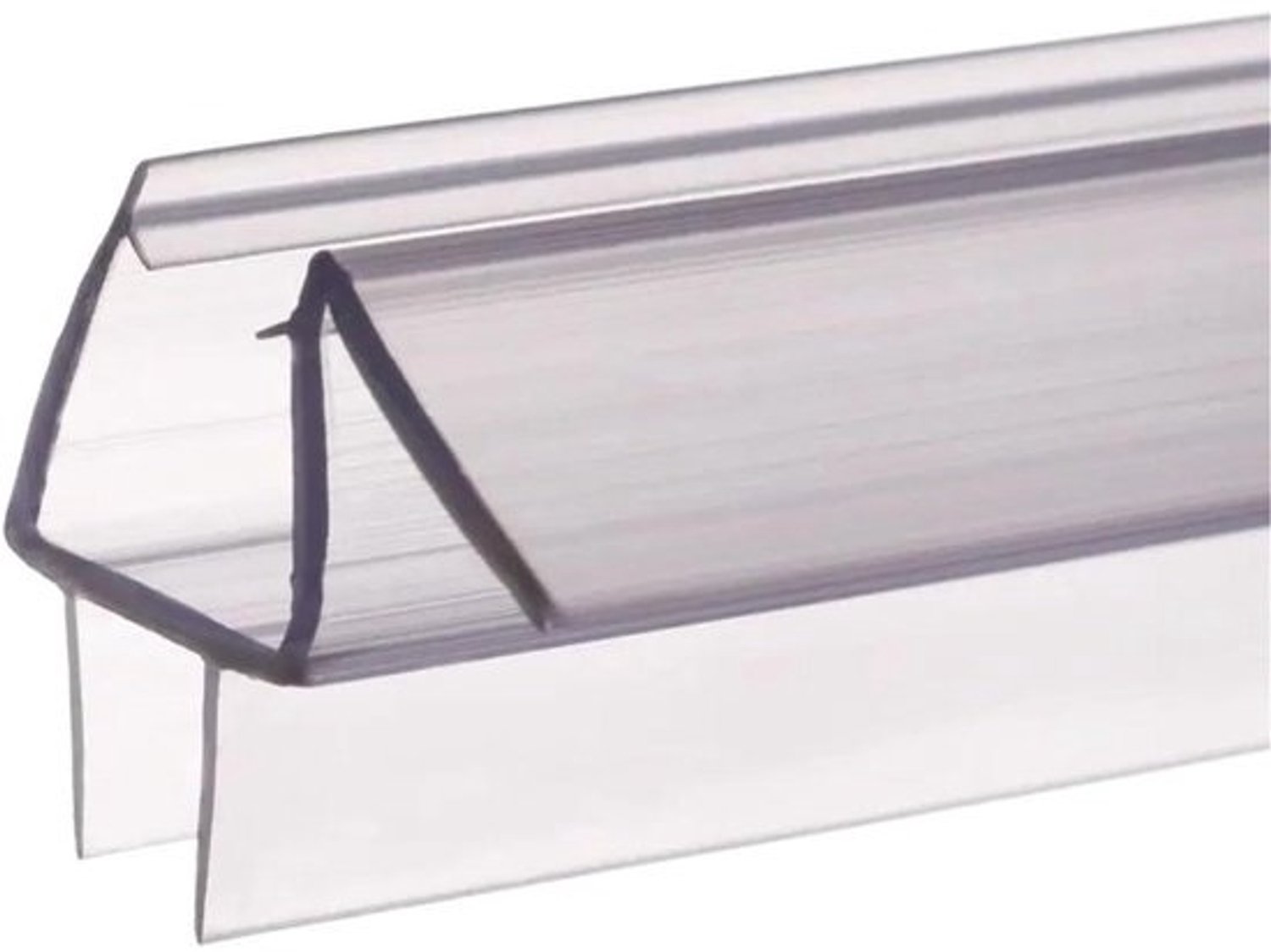 Afdichtstrip Doucheglas - Douchescherm Strip - Waterdicht Maken - Eenvoudige Installatie - 4 meter 8 stuks - Transparant