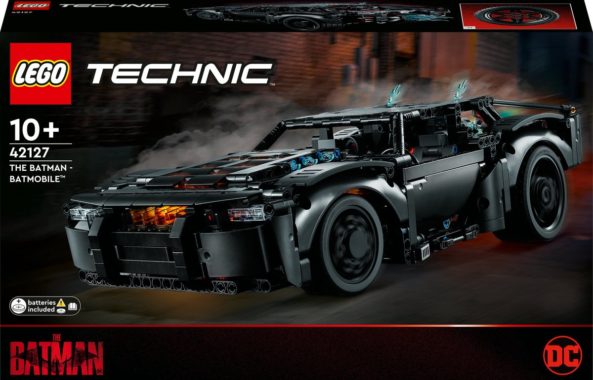 Bol.com LEGO® Technic THE BATMAN – BATMOBILETM 42127 bouwset; geweldig speelgoed voor BatmanTM fans; bouw en bewonder deze gedet... aanbieding