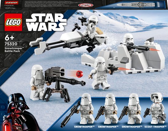 LEGO 75320 Star Wars Snowtrooper Battle Pack Bouwbaar speelgoed met Speederbike