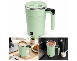 Draadloze handmixer met mengkom – automatische magnetische roerder, voor eiwitshakes, koffie en melkdranken, praktisch en eenvoudig in gebruik