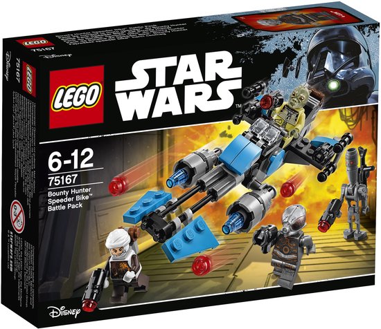 LEGO Star Wars Bounty Hunter Speeder Bike Battle Pack- 75167