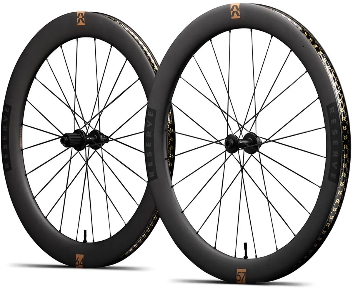 Reserve 57|64 Turbulent Aero Dt 350 Sp Cl Disc Tubeless Racefiets Wielset 12 x 100/12 x 142 mm / Sram XDR