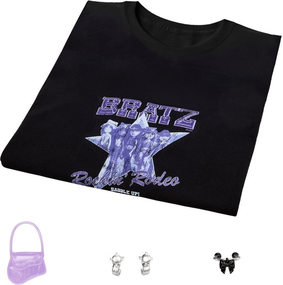 Bratz Stylin’ Birthdayz-modepop Jade met aanpasbaar T-shirt voor jou en accessoires — afbeelding 5