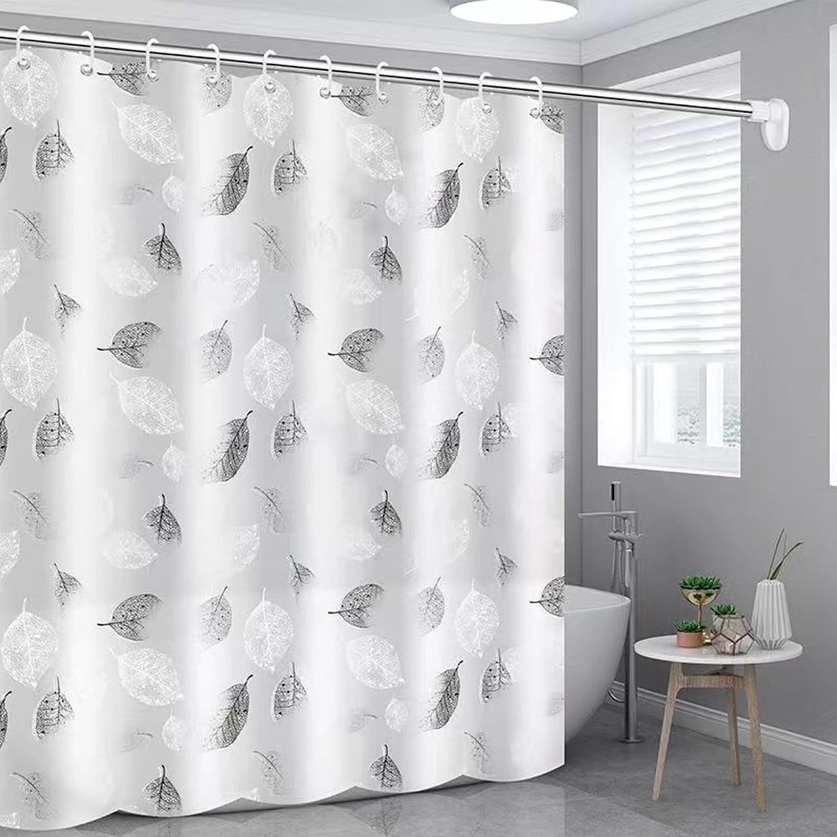 Waterdichte Douchegordijn 180x200cm, Schimmelbestendig Badgordijn, Ideaal voor Badkamer en Douche