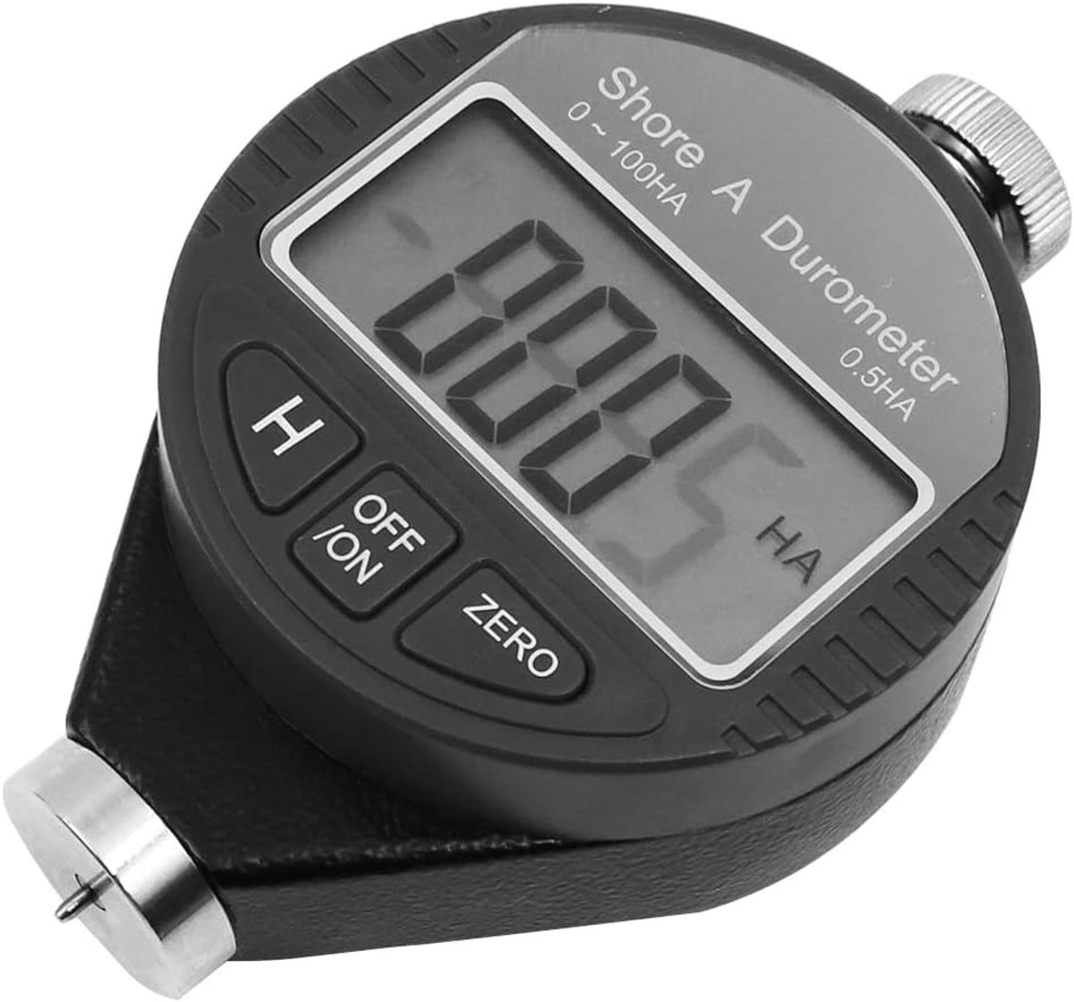Draagbare Hardheid Tester voor Rubber, Kunststof en Vloeren - Durometer met Display voor Nauwkeurige Metingen van Hardheid