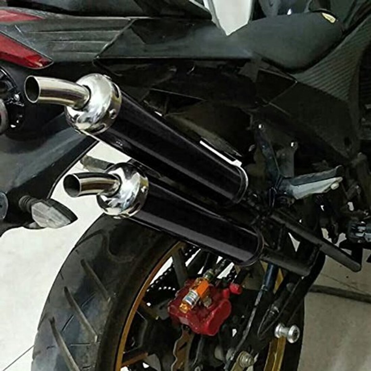 SPHProducts - Uitlaatdemper - Motorfiets Uitlaatdemper - Hoge kwaliteit - Zwart