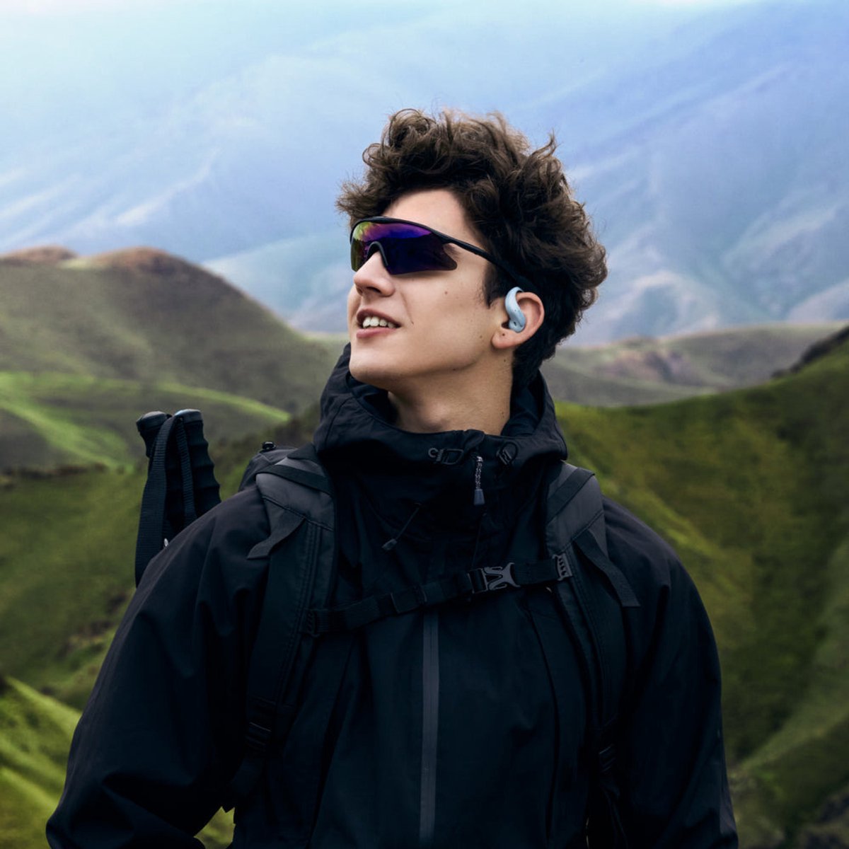 Shokz OpenFit Air 2 - Open-Ear - OpenBass 2.0 - 36 uur batterij - IP55 - Wit thumbnail 5