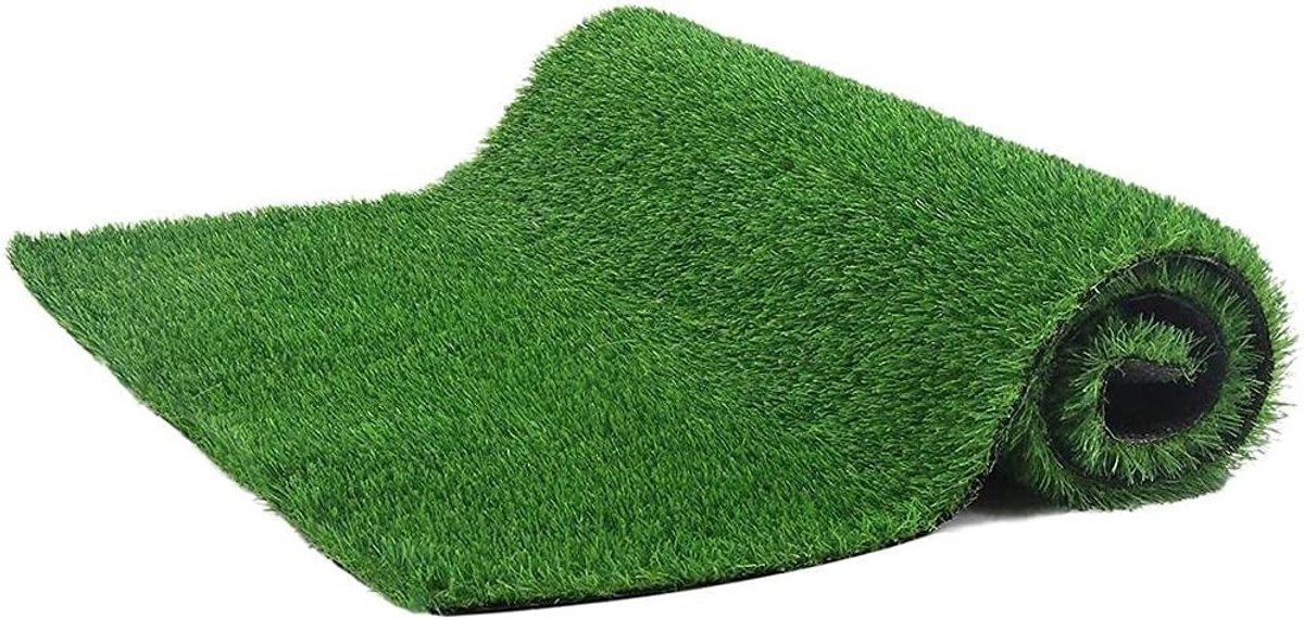 Kunstgras Mat voor Training en Decoratie - Ideaal voor Binnen en Buiten, Tuin, Patio en Gazon (1 x 2m)