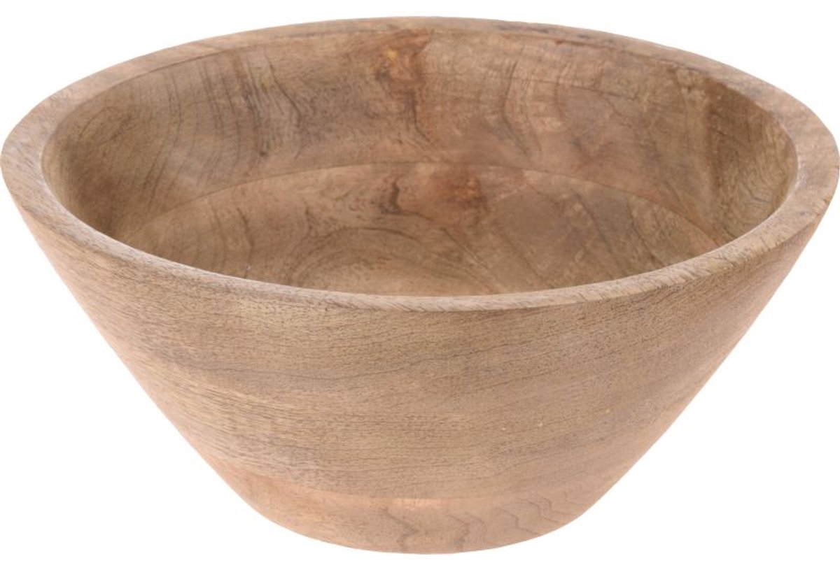 Serveerschaal van mangohout, 20 cm