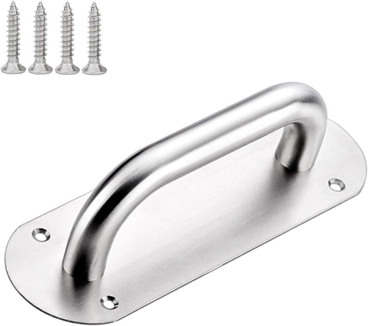 Duurzame deurhendel van aluminiumlegering met drukplaat, ideaal voor schuif- en vlakke deuren