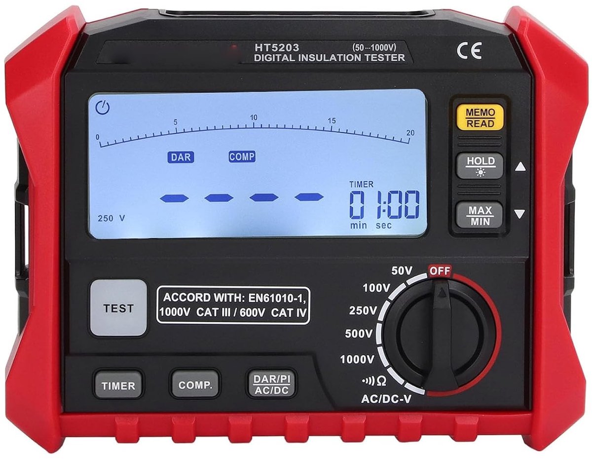 Professionele Isolatieweerstand Tester voor Hoge Precisie en Aardweerstand Metingen voor Motoren