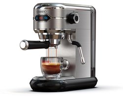 Veya Klein Koffiezetapparaat - Espressomachine - Koffiemachine - Stijlvol - Ruimtebesparend - ESE servings - gemalen koffie -1450W