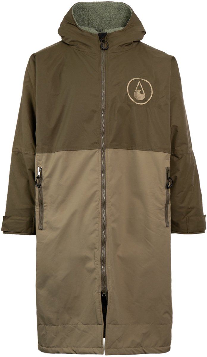 Wave Hawaii Storm Poncho Yukon Green S - M WH4124SM Groen 120 x 85 cm