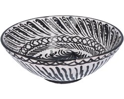 Lenta Living - Schaal Pomegranate zwart 30cm - Schalen