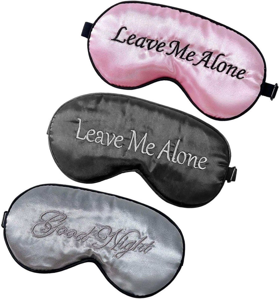 Luxe Zachte Oogmaskers voor Ontspanning, Perfect voor Slaap, Meditatie en Lunchen, Verstelbare Elastische Band
