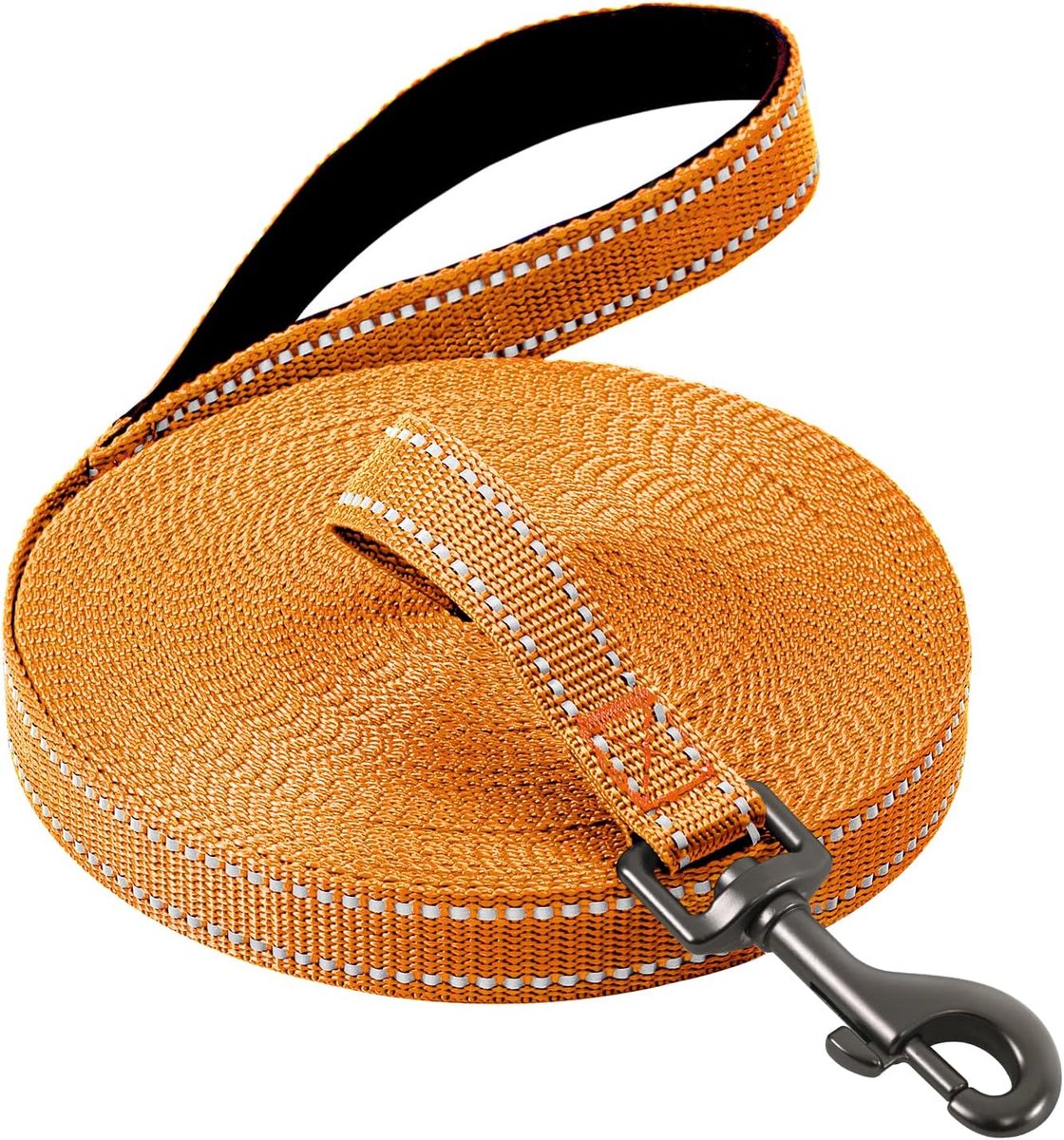 Demigreat Treklijn voor honden, 3m / 5m / 10m / 15m / 20m, robuuste lange hondenriem, reflecterend, trainingslijn met - ShopVlot