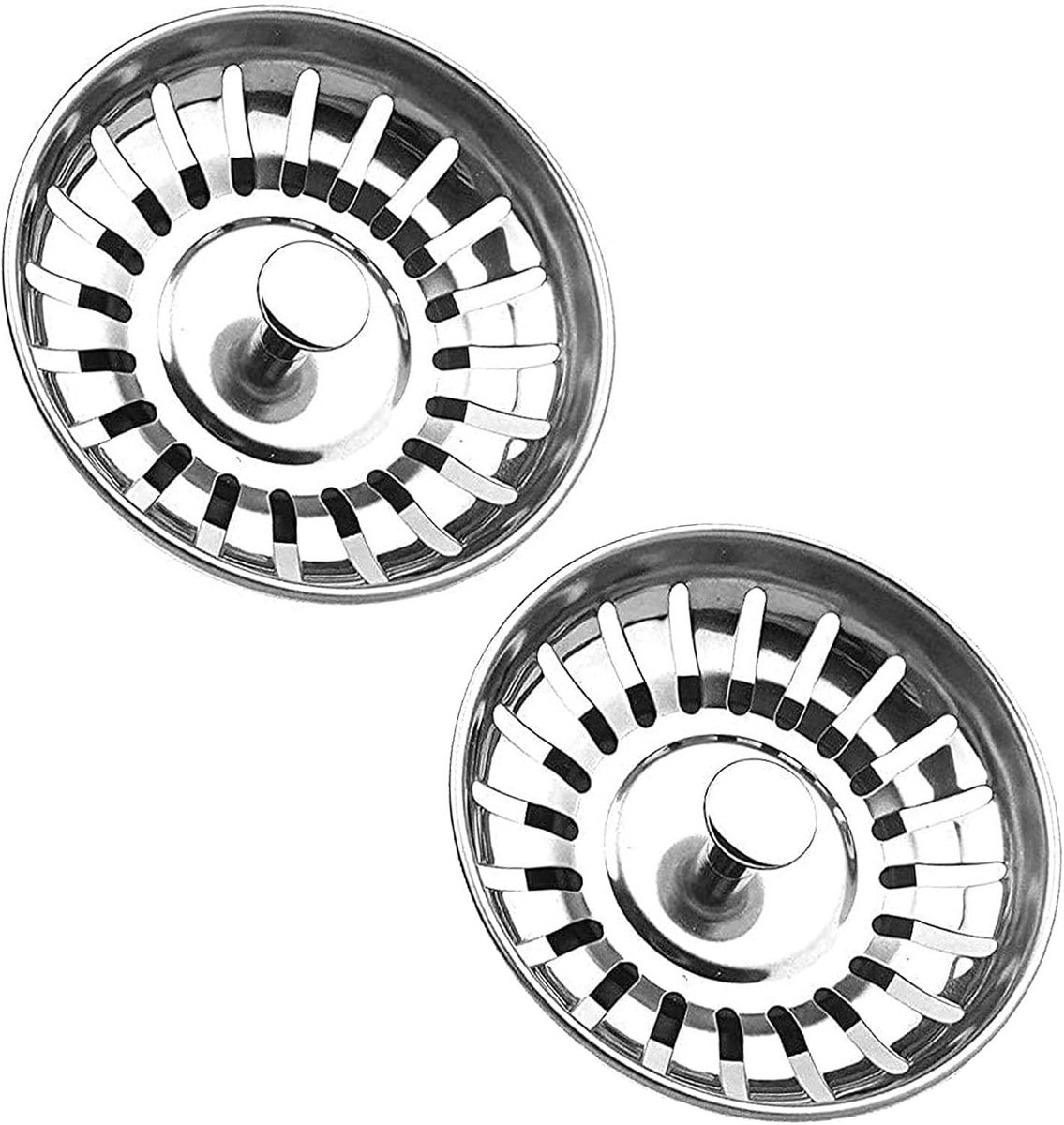 Duurzame Waterdichte RVS Afvoerpluggen voor Keuken en Badkamer - Anticorrosie en Effectieve Filter voor Afval