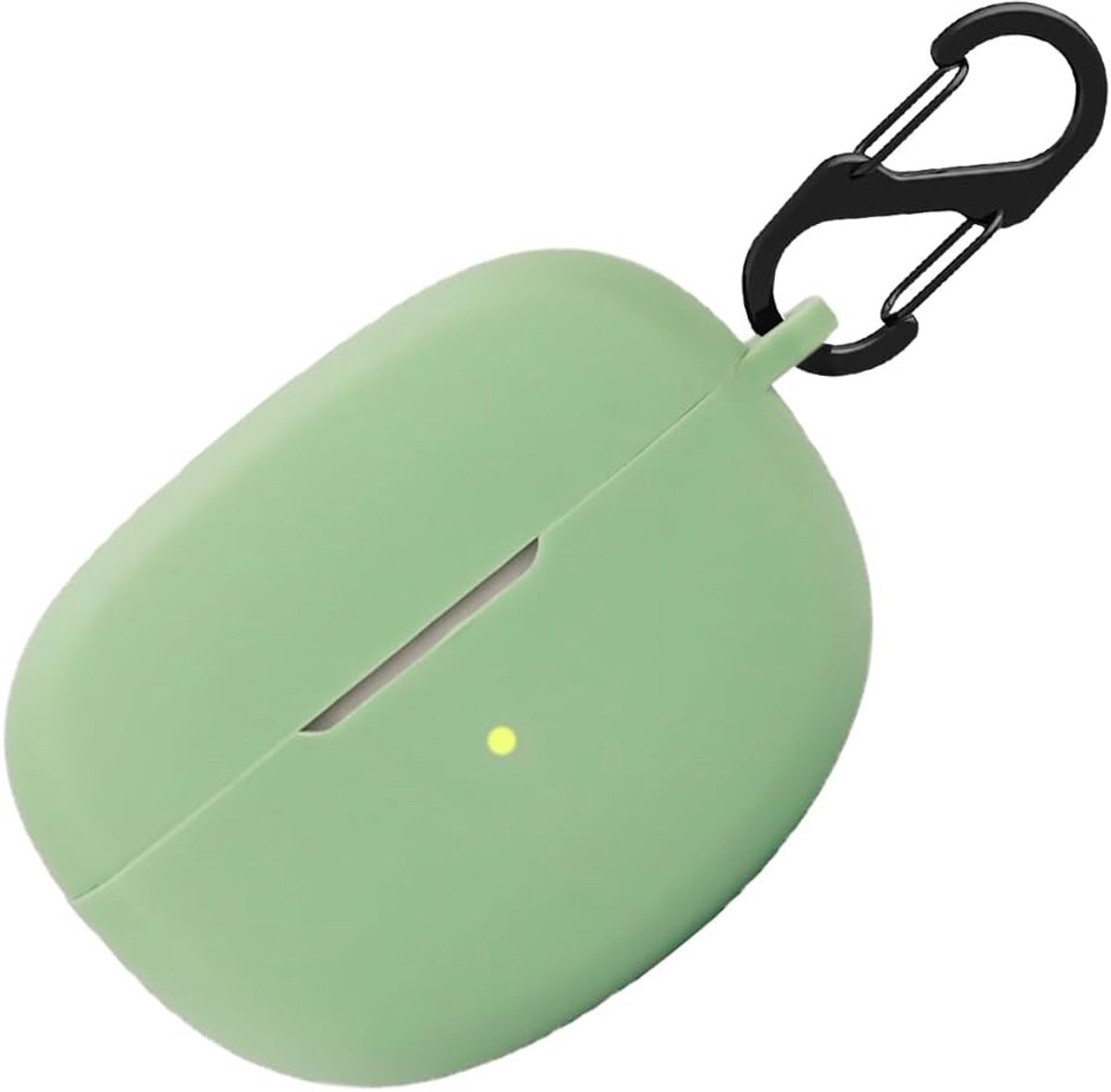 Hoesje voor Bose Ultra Open Earbuds tas, stootvaste beschermhoes en huid beschermende case cover voor Bose Ultra open oordopjes met sleutelhanger (groen)