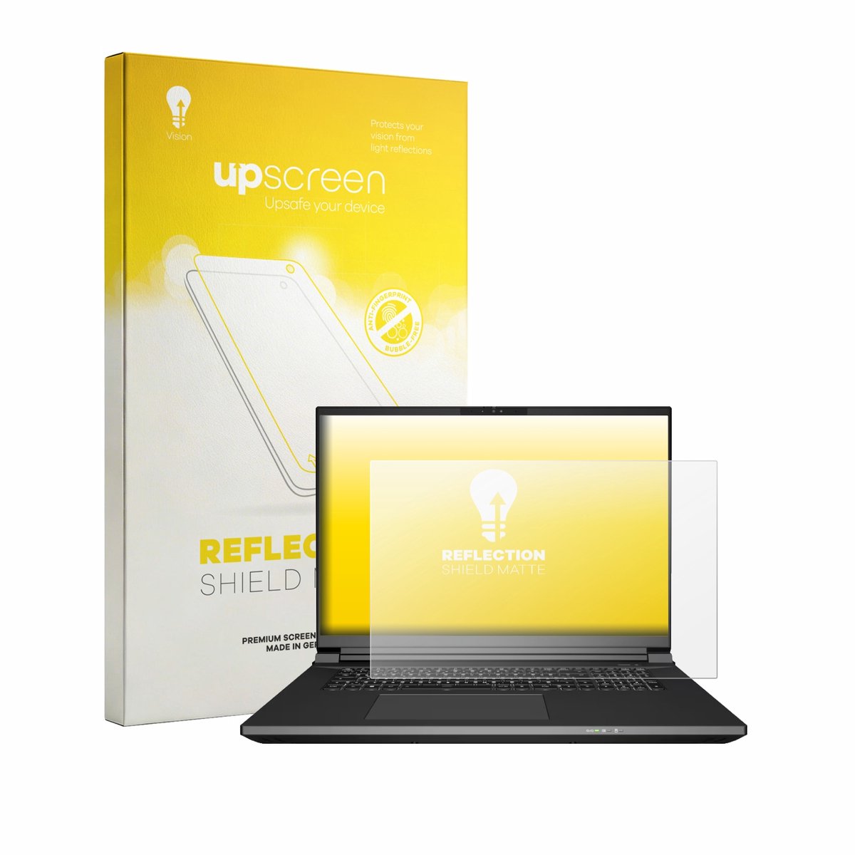 upscreen - Screenprotector voor Schenker KEY 18 Pro E25 - Folie Beschermfolie anti glare matte