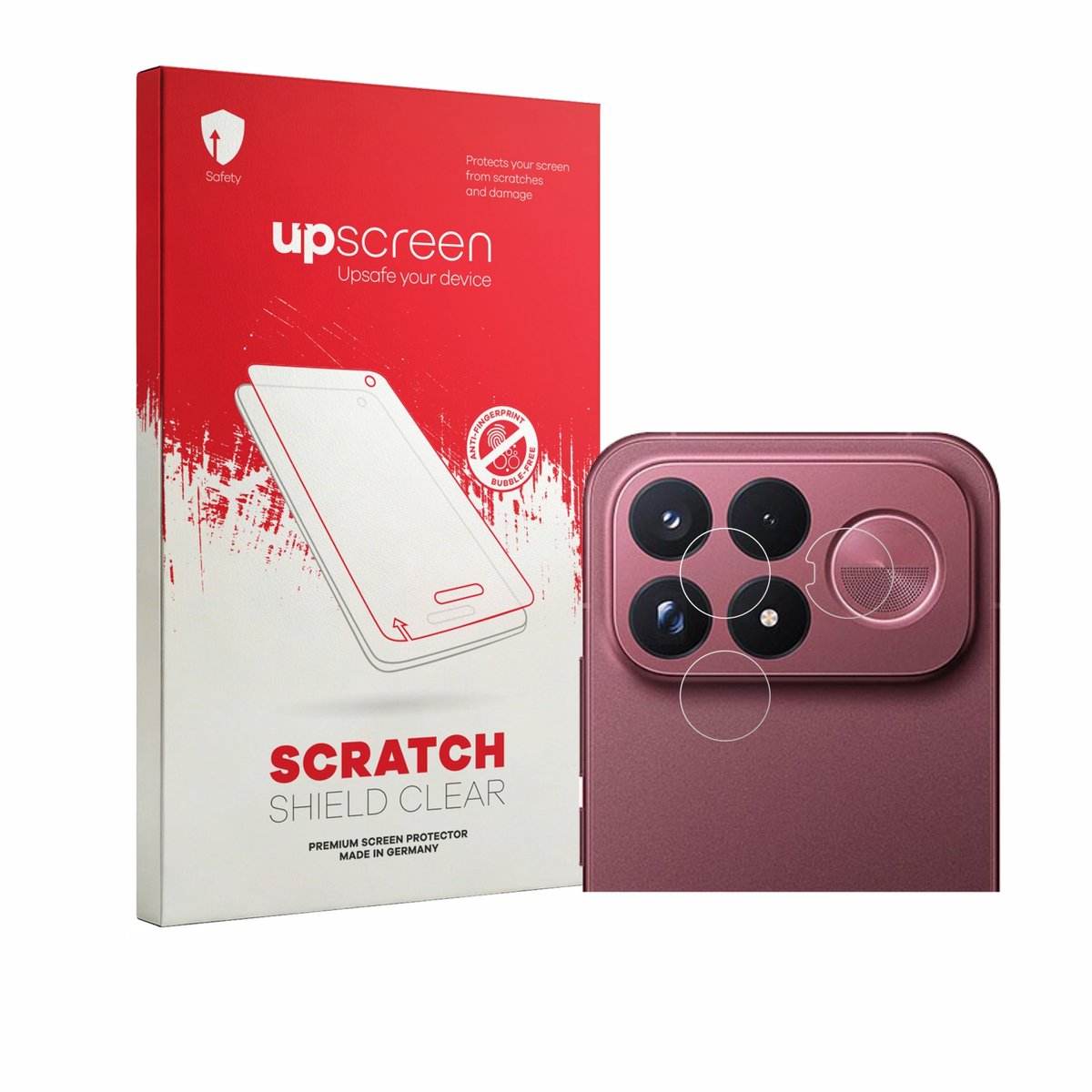 upscreen - Screenprotector voor Xiaomi Poco F9 Ultra (ALLEEN Camera Lens) - Folie Beschermfolie transparant