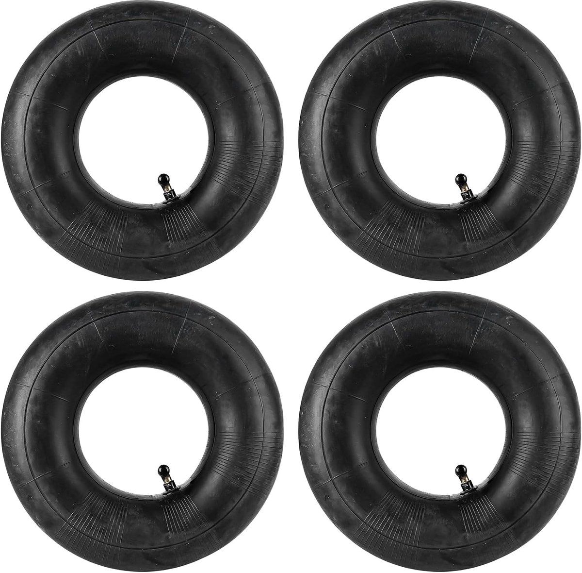 4 stuks slang voor kruiwagenwiel 3.00-4, hoekventiel, kruiwagenslang, 260 x 85 mm kruiwagenbanden, slang, binnenslang voor kruiwagenwiel, voor banden, grasmaaiers, steekwagens, bandslang