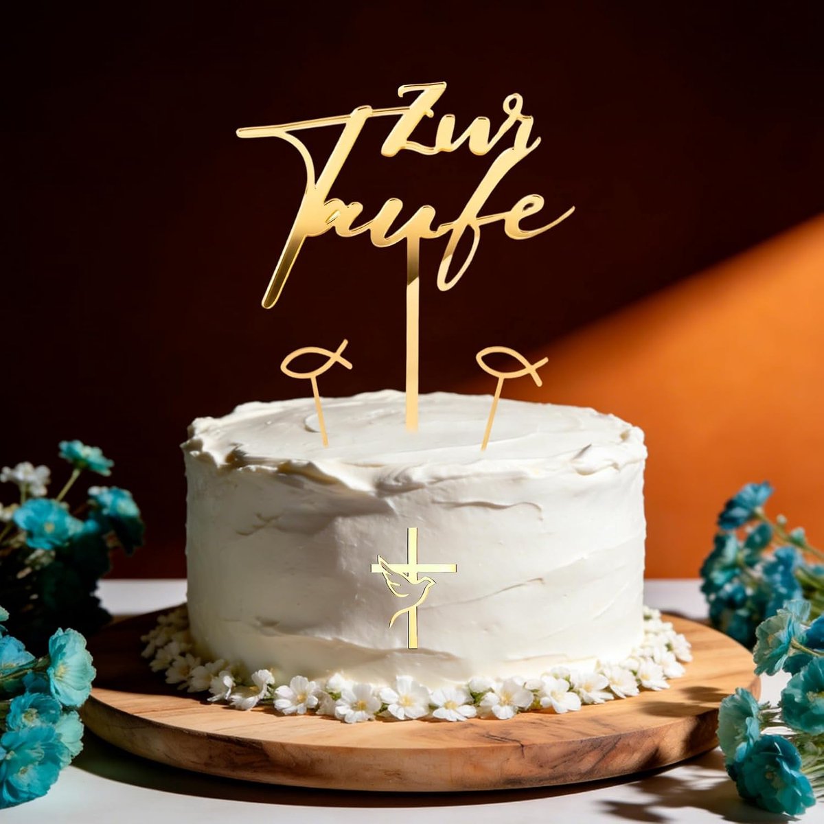 Doop decoratie, cake doop, taartdecoratie doop