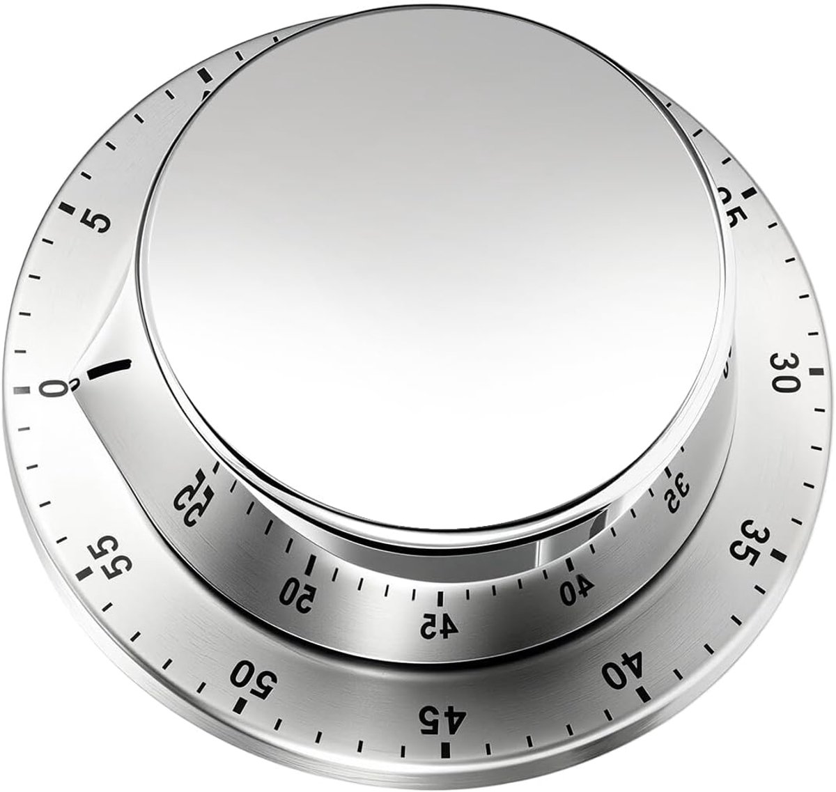 Eierwekker, korte wekker keuken met 72 dB, 1-60 minuten, eierwekker, magnetisch, korte tijdmeter, keukenwekker, mechanisch voor fitness, schoonheid, koken en leren