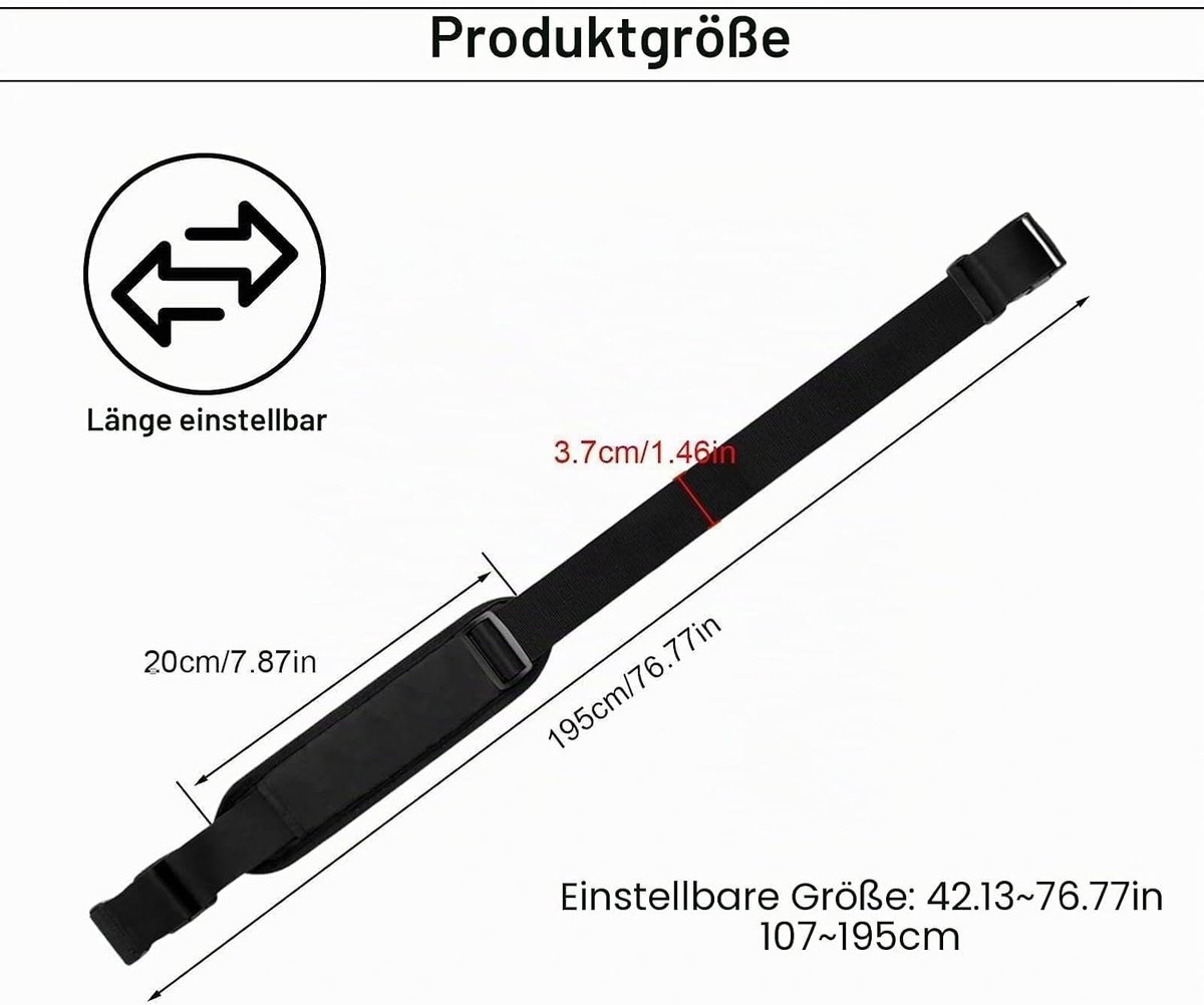 2 stuks verstelbare draagriem surfplank-draagriem met schouderkussens antislip loopfiets schouderriem voor skateboards strandstoelen klapstoelen sporttoestellen