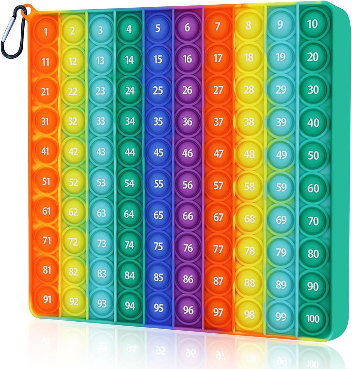Pop It Fidget Toys, siliconen anti-stress voor kinderen, speelgoed, decompressiespeelgoed van siliconen, educatief wiskunde, controller, push-bubbels, speelgoed voor volwassenen en kinderen
