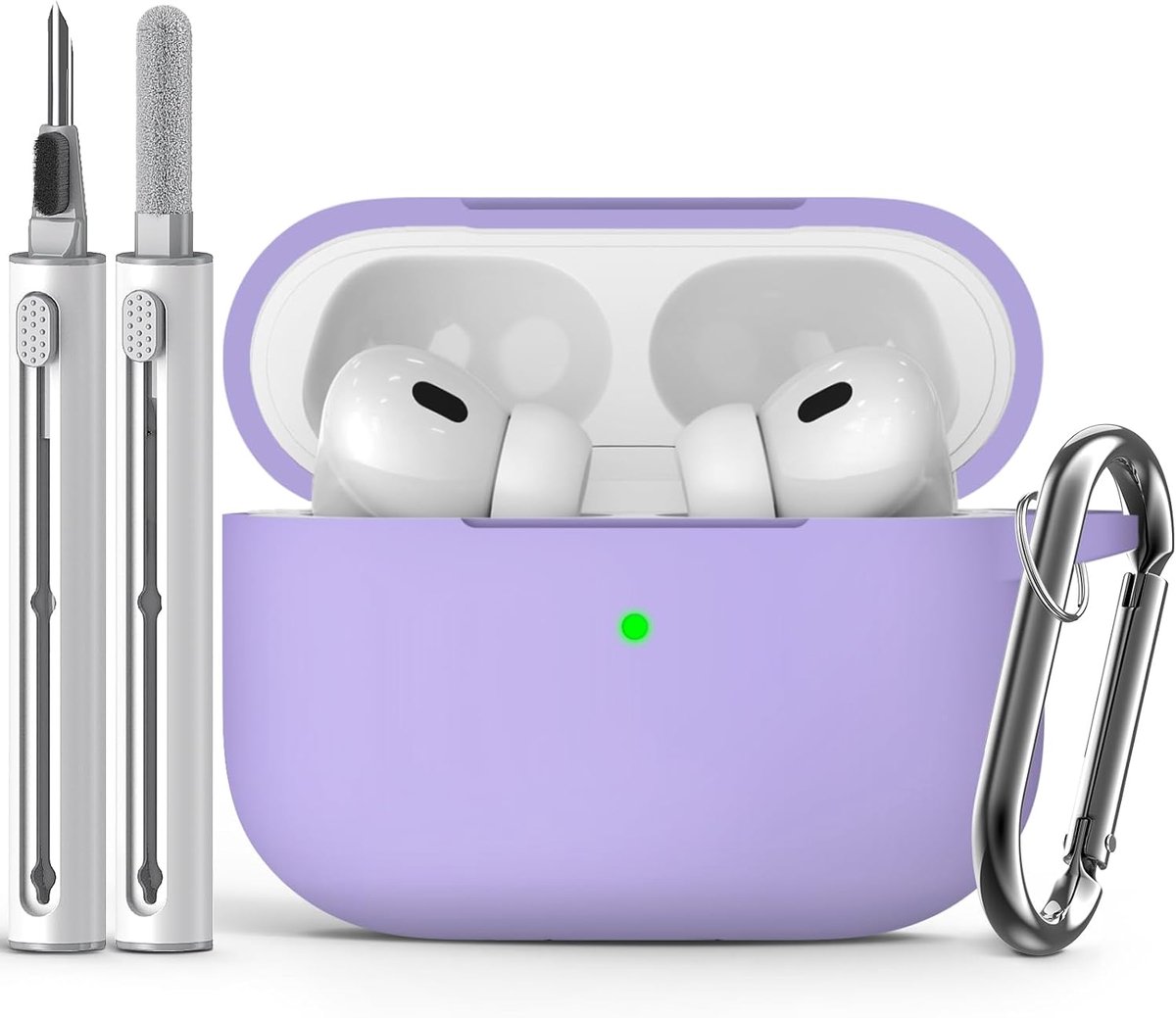 Compatible with AirPods Pro 1st/2nd Case - Purple