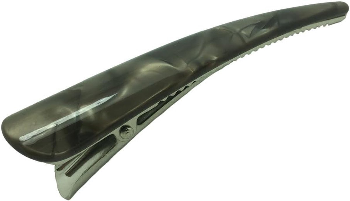 Bruiloft Vrouwen Meisjes Alligator Clip Haarspeld (A78) (Grijs)