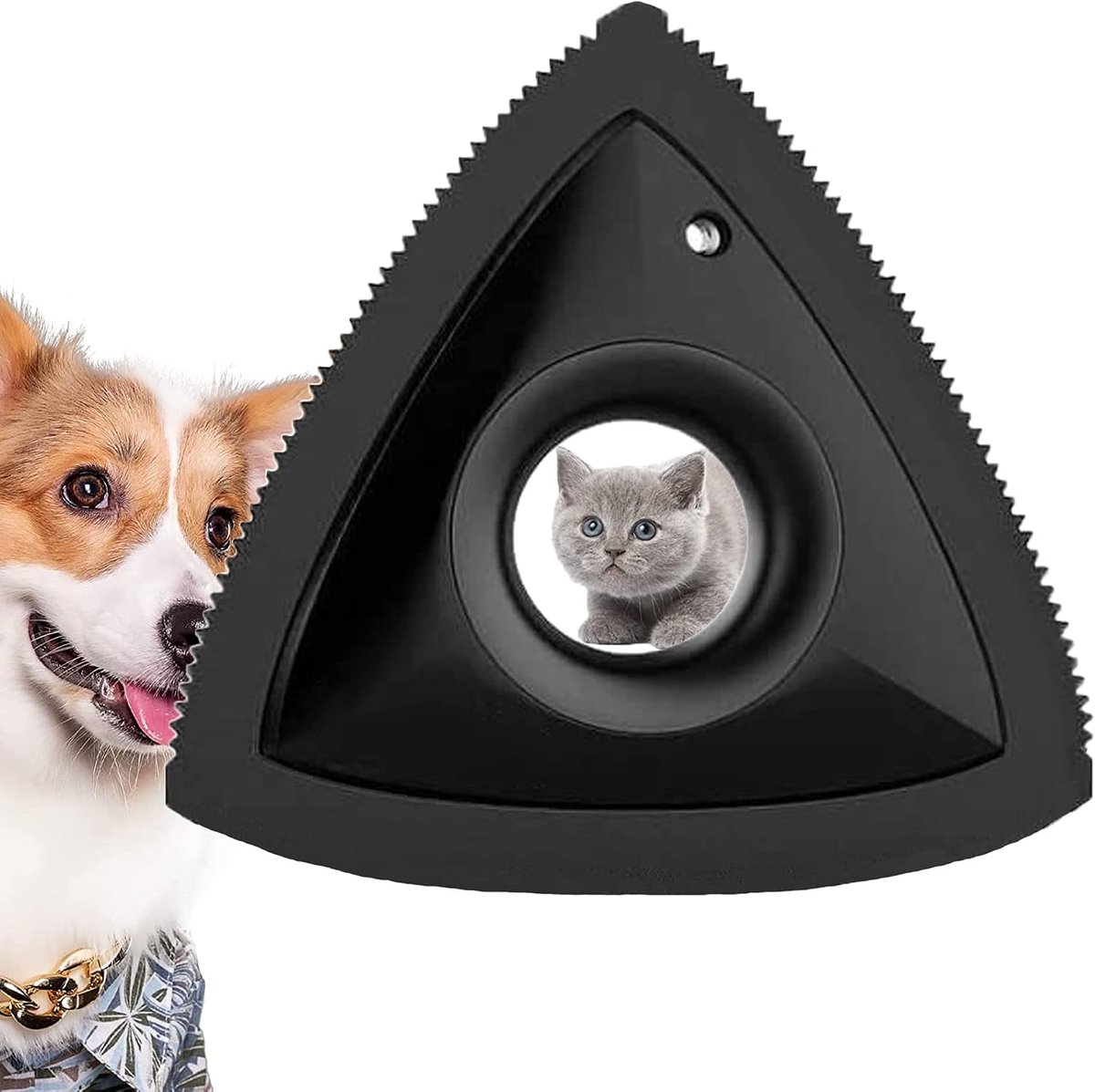 Haarverwijderaar voor huisdieren, mini-haarverwijderaar voor katten en honden, ontharingsborstel voor auto, geweldig voor automatische detailer, bank, meubels, stof, kattenboom en tapijt