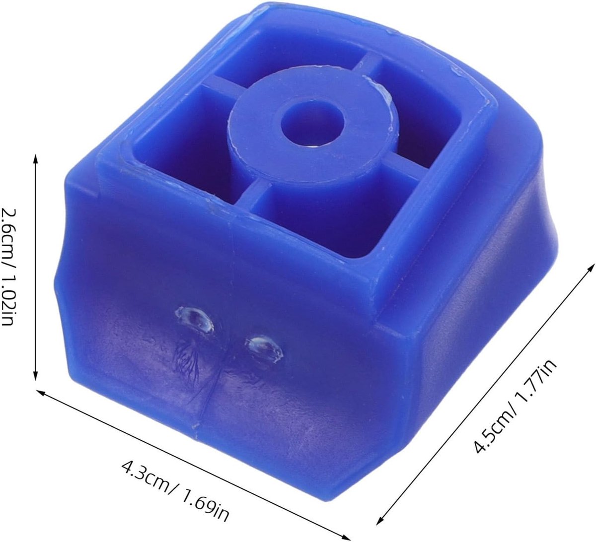 6 Stuks Rubberen Roller Skate Stoppers voor Quad Inline Skates Universele Remblokken voor Verbeterde Stabiliteit Eenvoudig Te Installeren Remblokken voor Veilige Snelheidcontrole